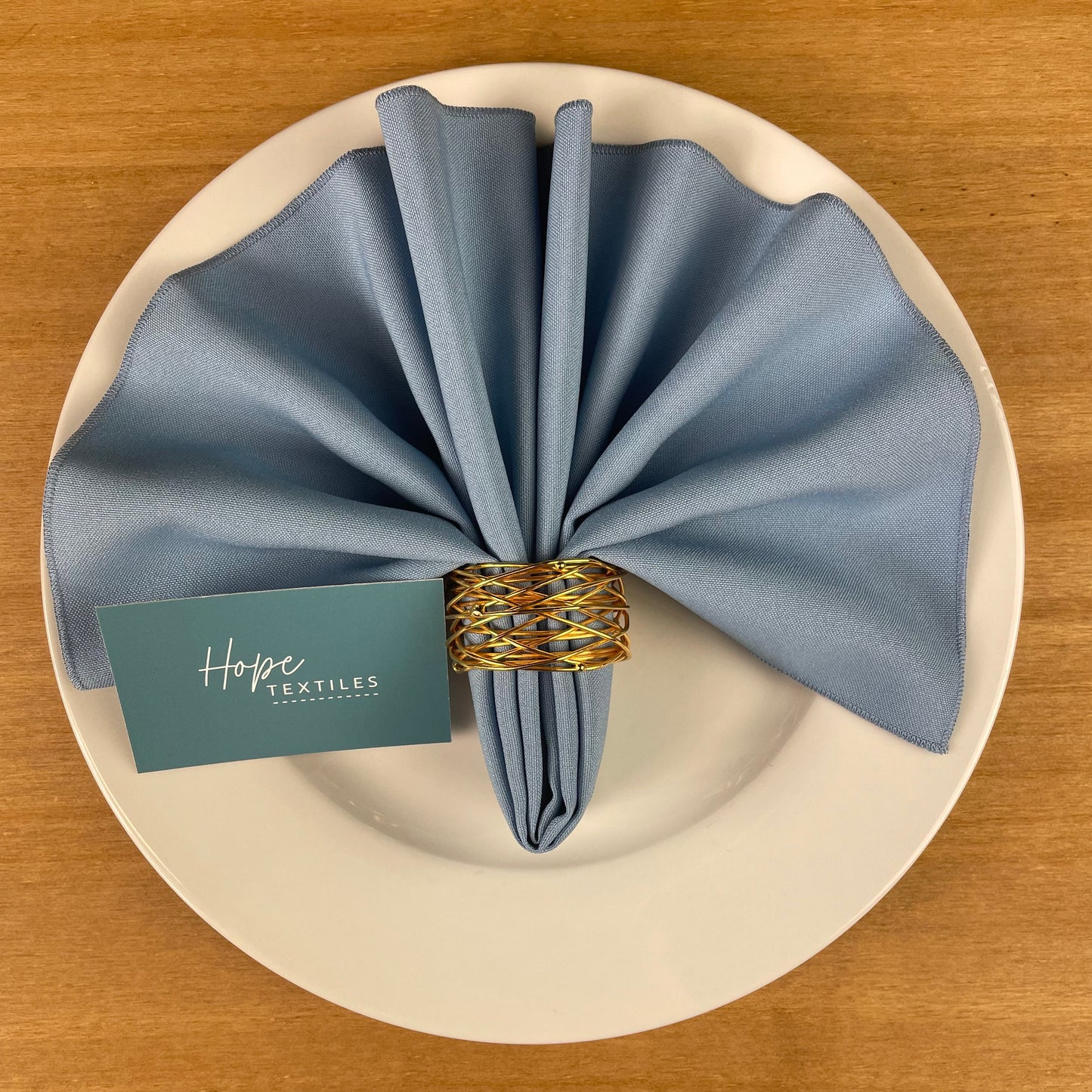 Tischläufer und Serviettenset in Dunkelblau