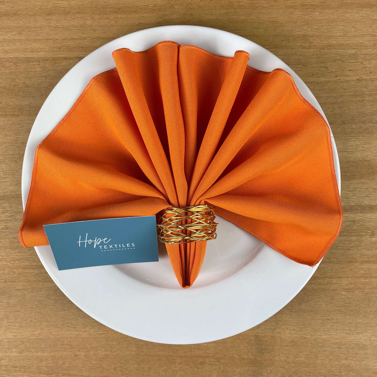 Orange Table Runner and Napkin Set