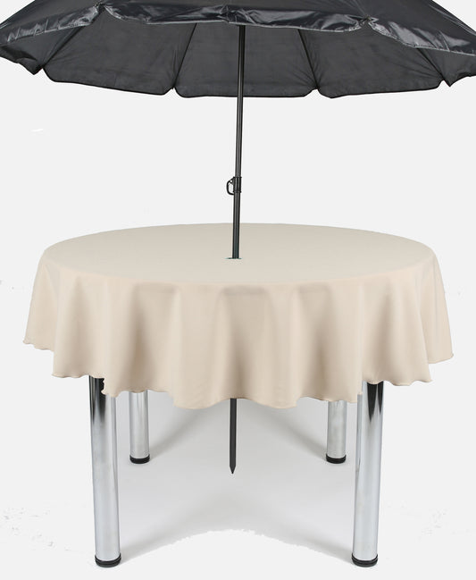 Stone Plain Patio Round Tablecloth