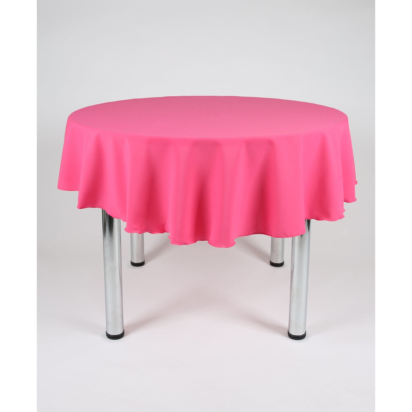 Hot Pink Round Plain Tablecloth - Extra Wide Suitable for weddings, parties, christenings.
