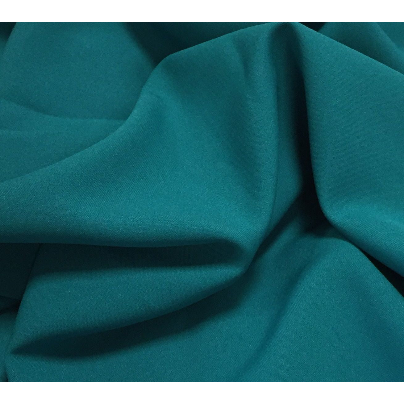Jadegrüner Bi-Stretch-Polyesterstoff