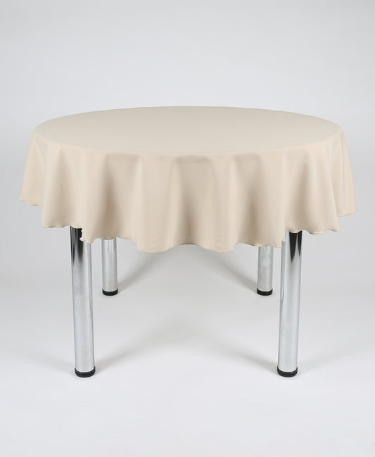 Stone Plain Round Tablecloth