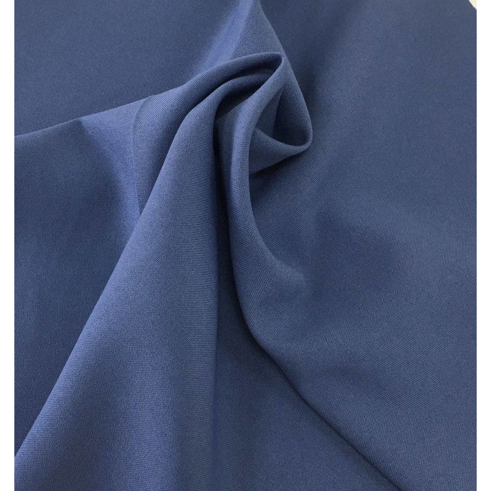 Bi-Stretch-Polyestergewebe in Airforce-Blau
