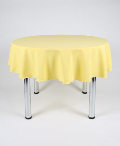 Lemon Small Round Tablecloth