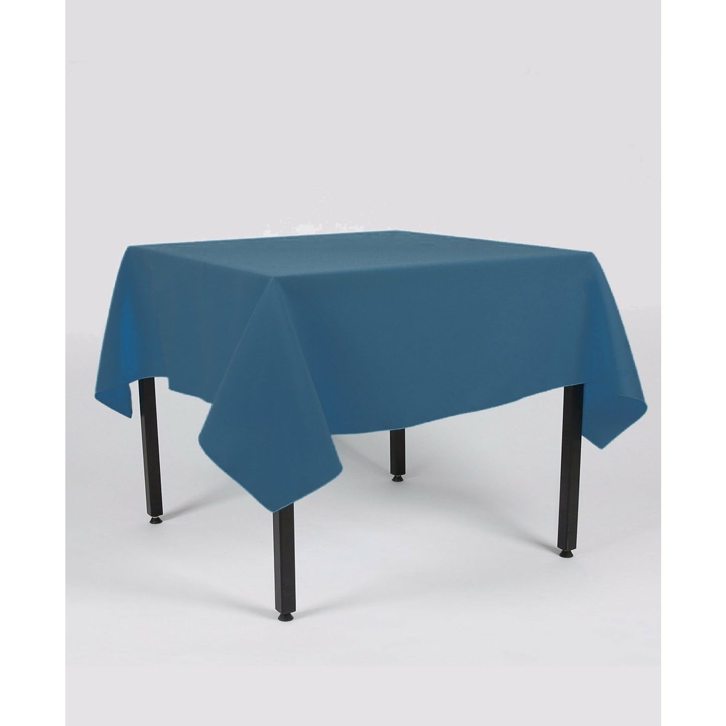 Airforce Blue Rectangle Plain Tablecloth - Pub Style Tables