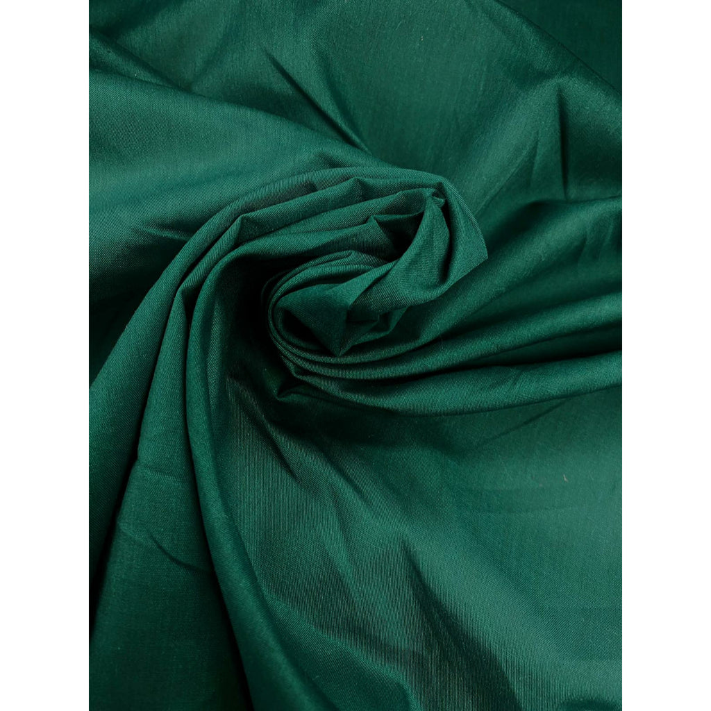 Bottle Green fabric Ratio 65% Polyester 35% Cotton