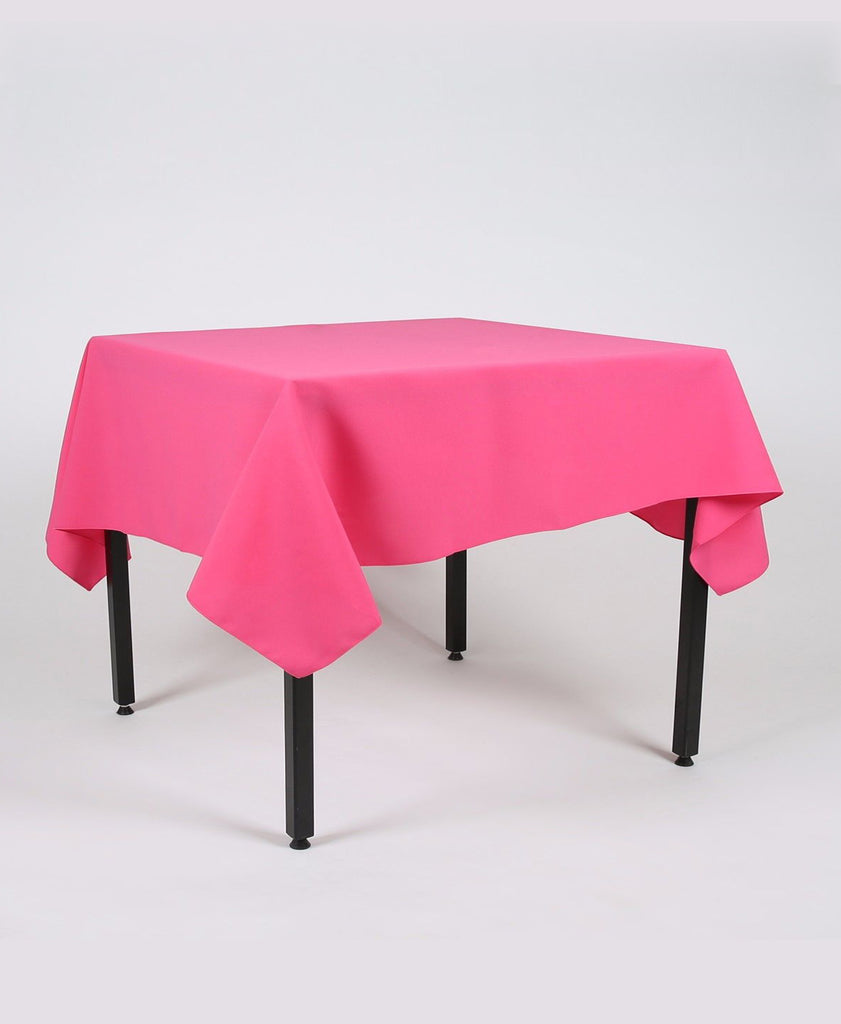 Cerise Plain Rectangle Tablecloth