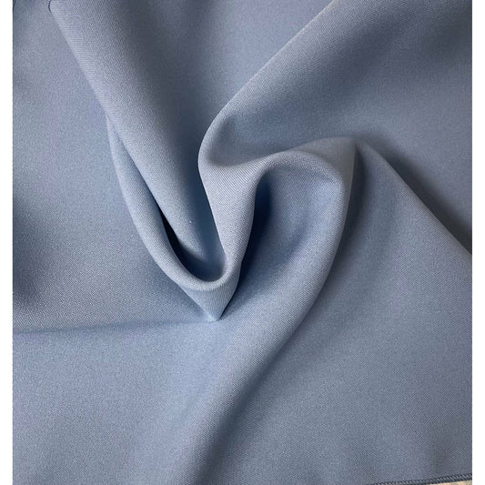 Dunkelblauer Bi-Stretch-Polyesterstoff