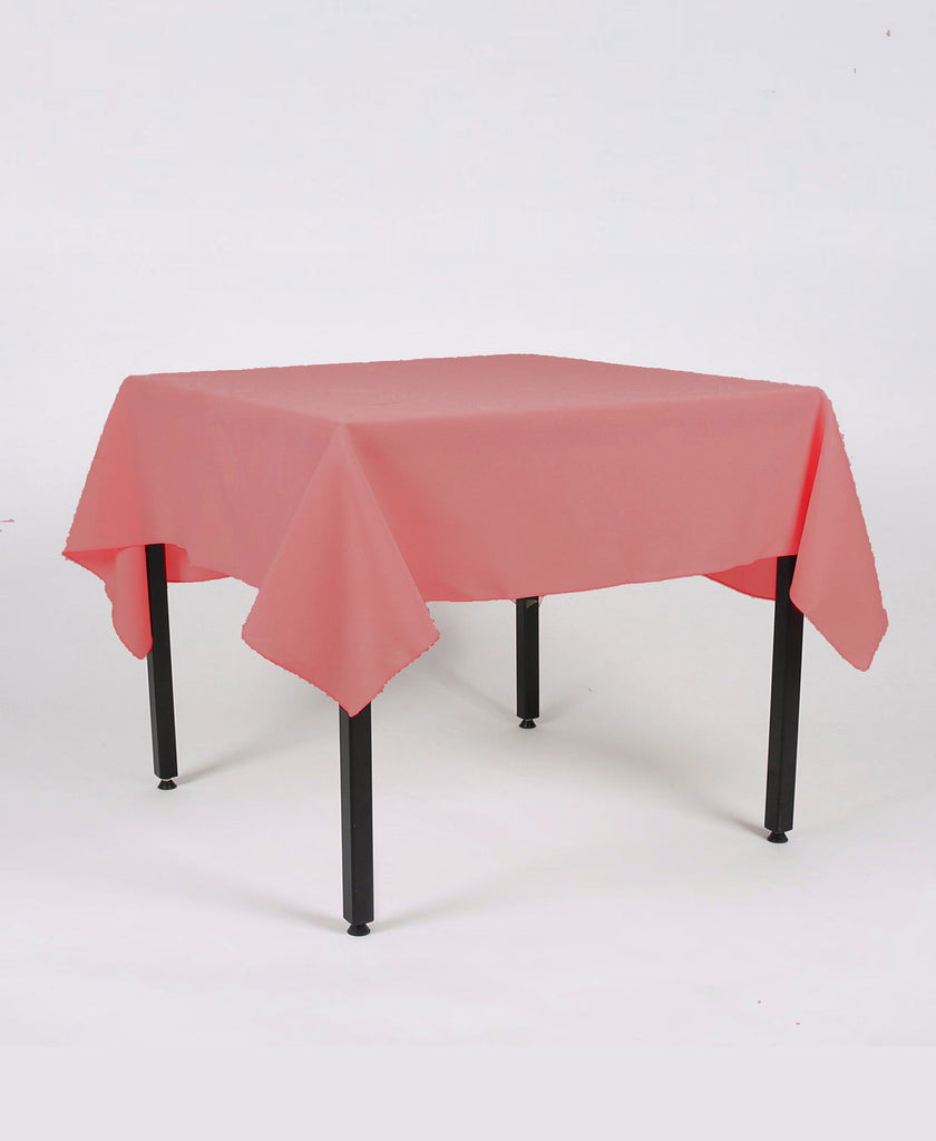 Dusky Pink Plain Rectangle Tablecloth