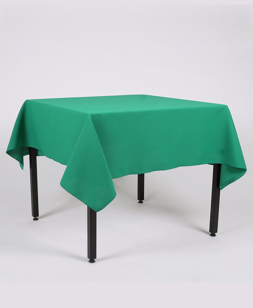Emerald Green Plain Rectangle Tablecloth