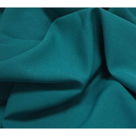 Jade Green Bi-Stretch Polyester Fabric