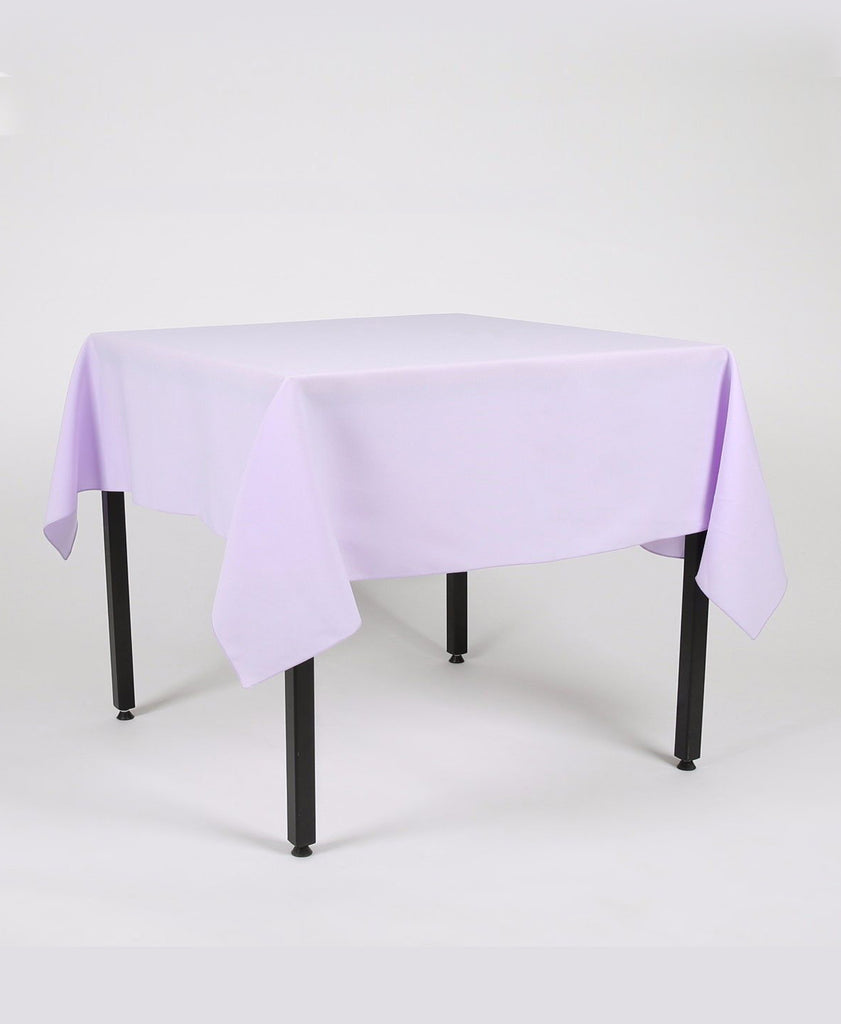 Lilac Plain Rectangle Tablecloth