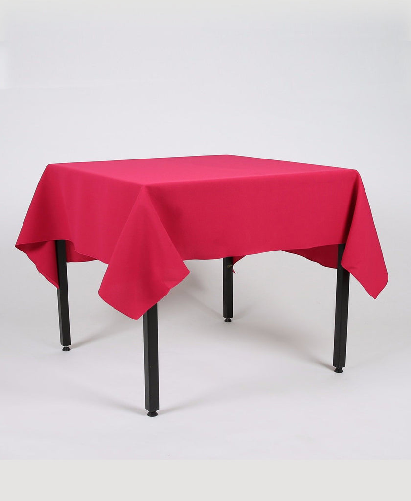 Magenta Plain Rectangle Tablecloth