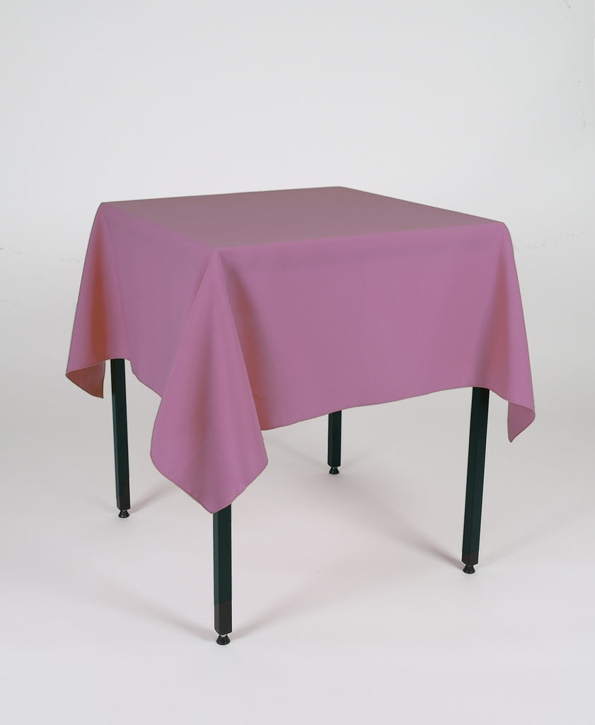 Mauve Plain Square Tablecloth