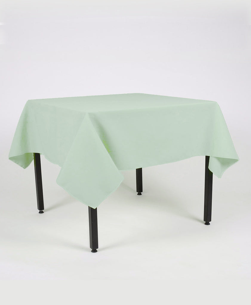 Mint Green Plain Rectangle Tablecloth