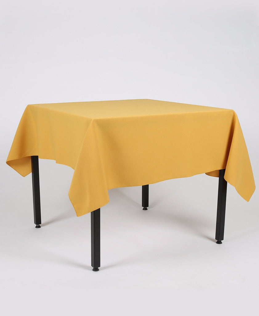 Mustard Plain Rectangle Tablecloth