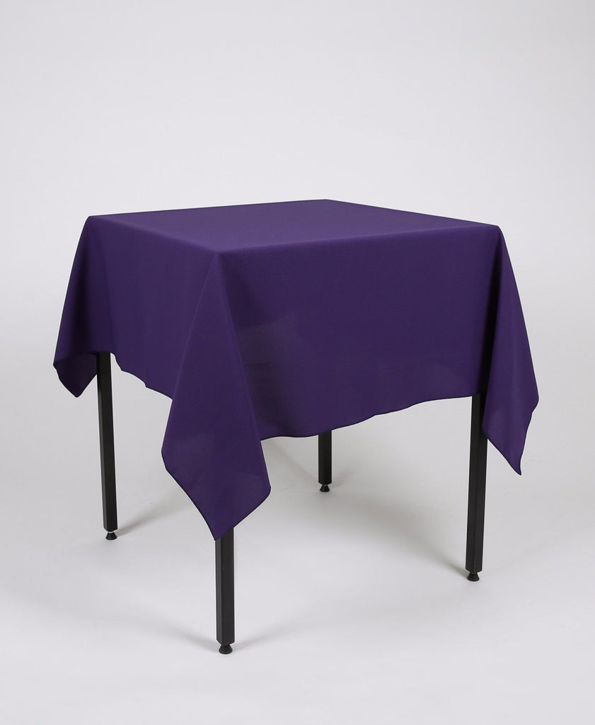 Purple Plain Square Tablecloth