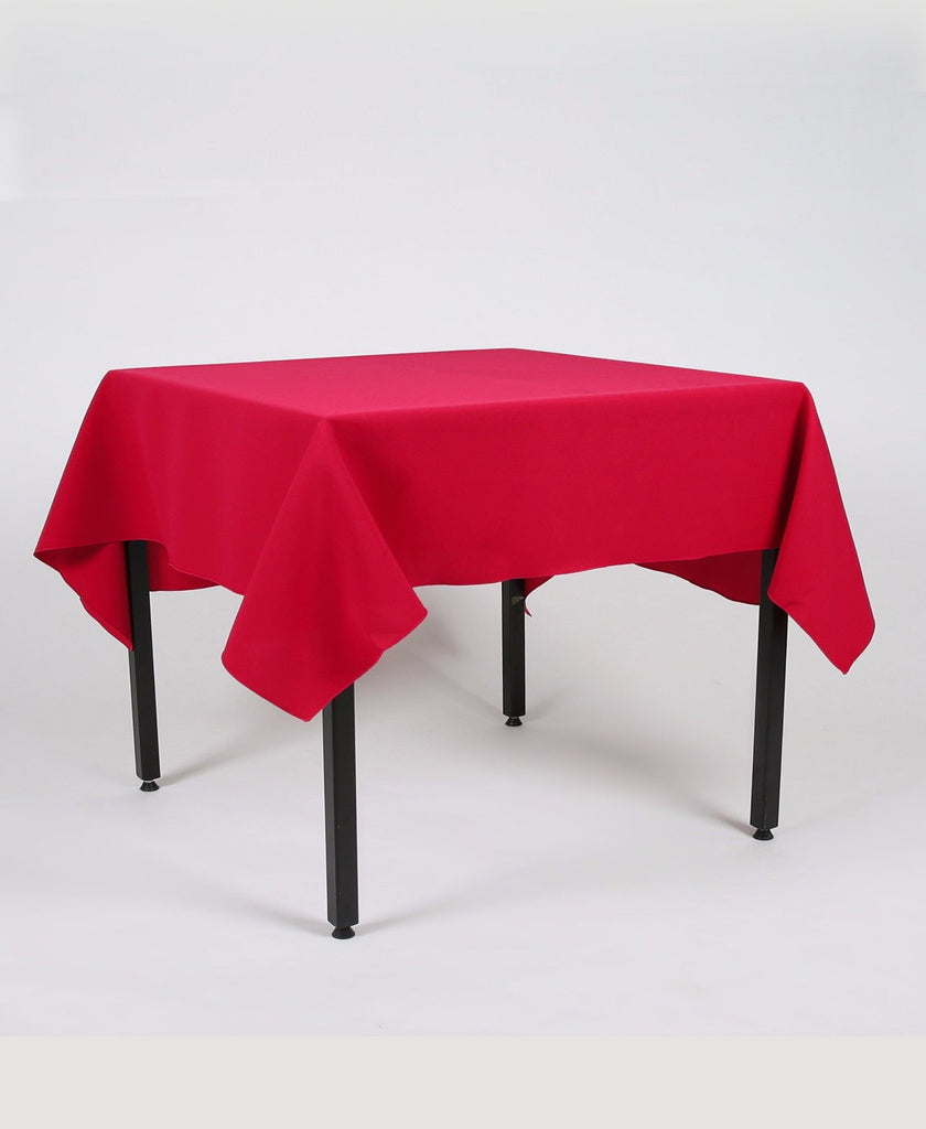 Raspberry Plain Rectangle Tablecloth