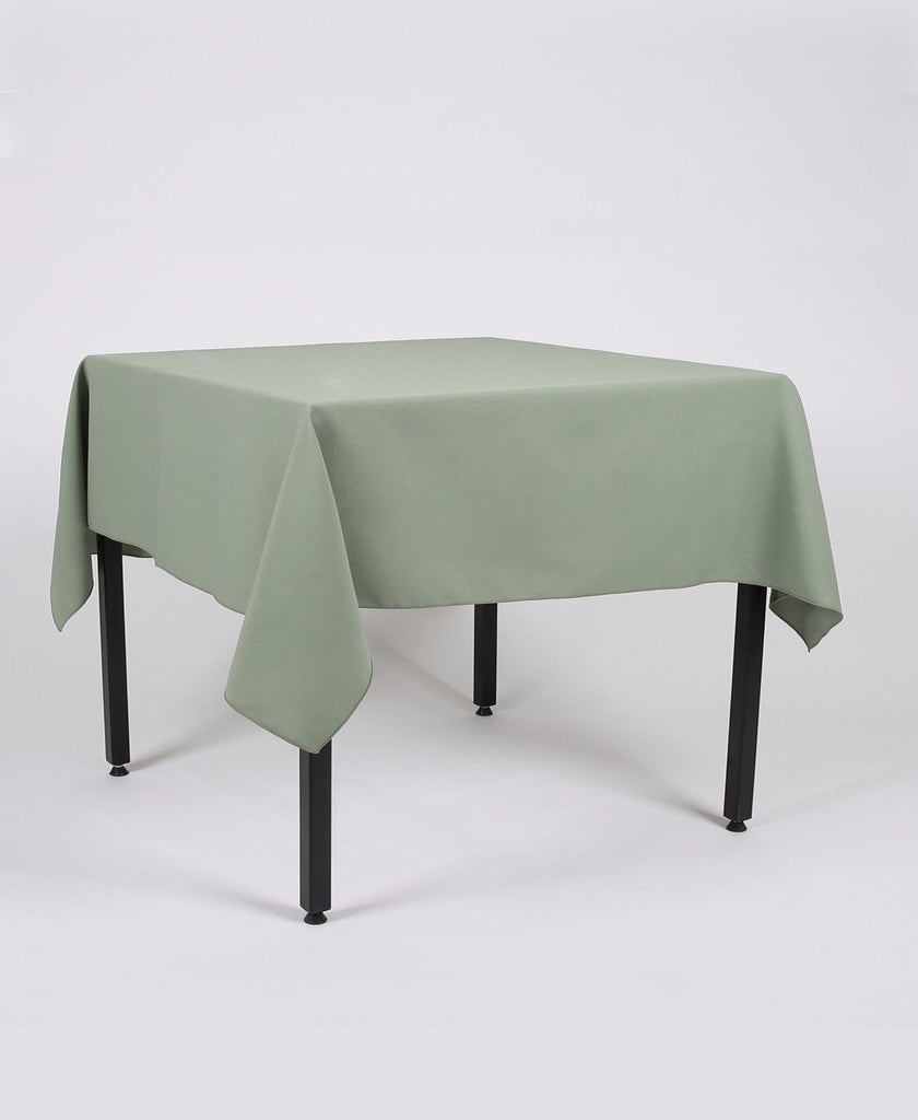 Sage Green Plain Rectangle Tablecloth