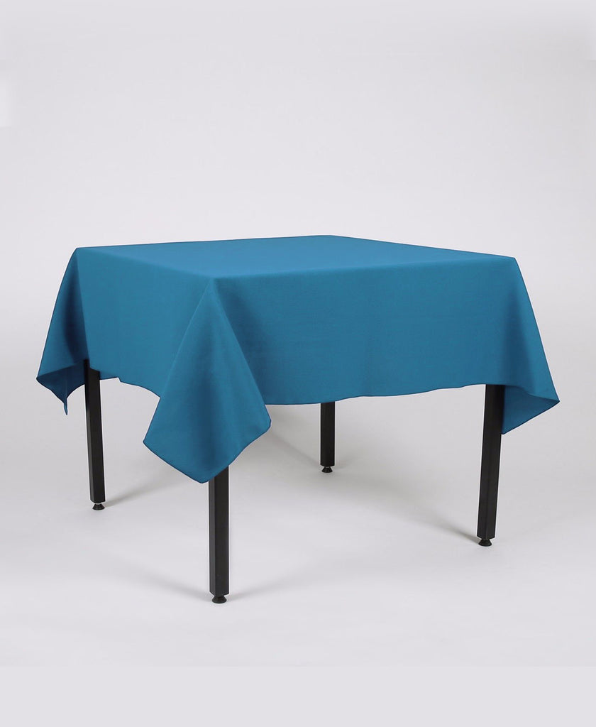 Teal Plain Rectangle Tablecloth