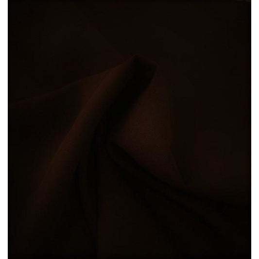 Dark Brown Bi-Stretch Polyester Fabric