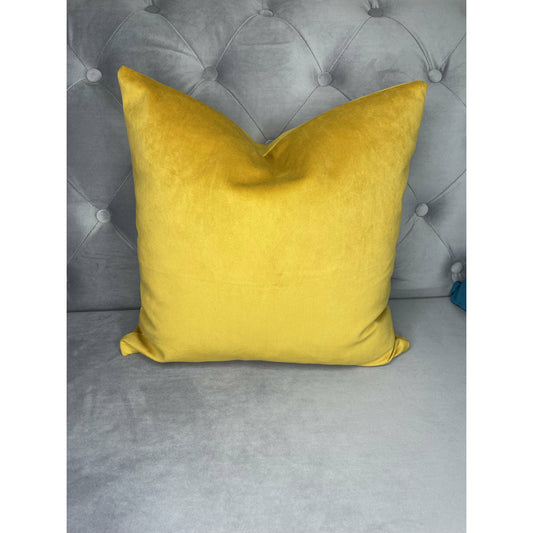 Soft Velvet Cushion Cover - Ochre