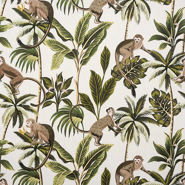 Monkey Print Cotton Fabric
