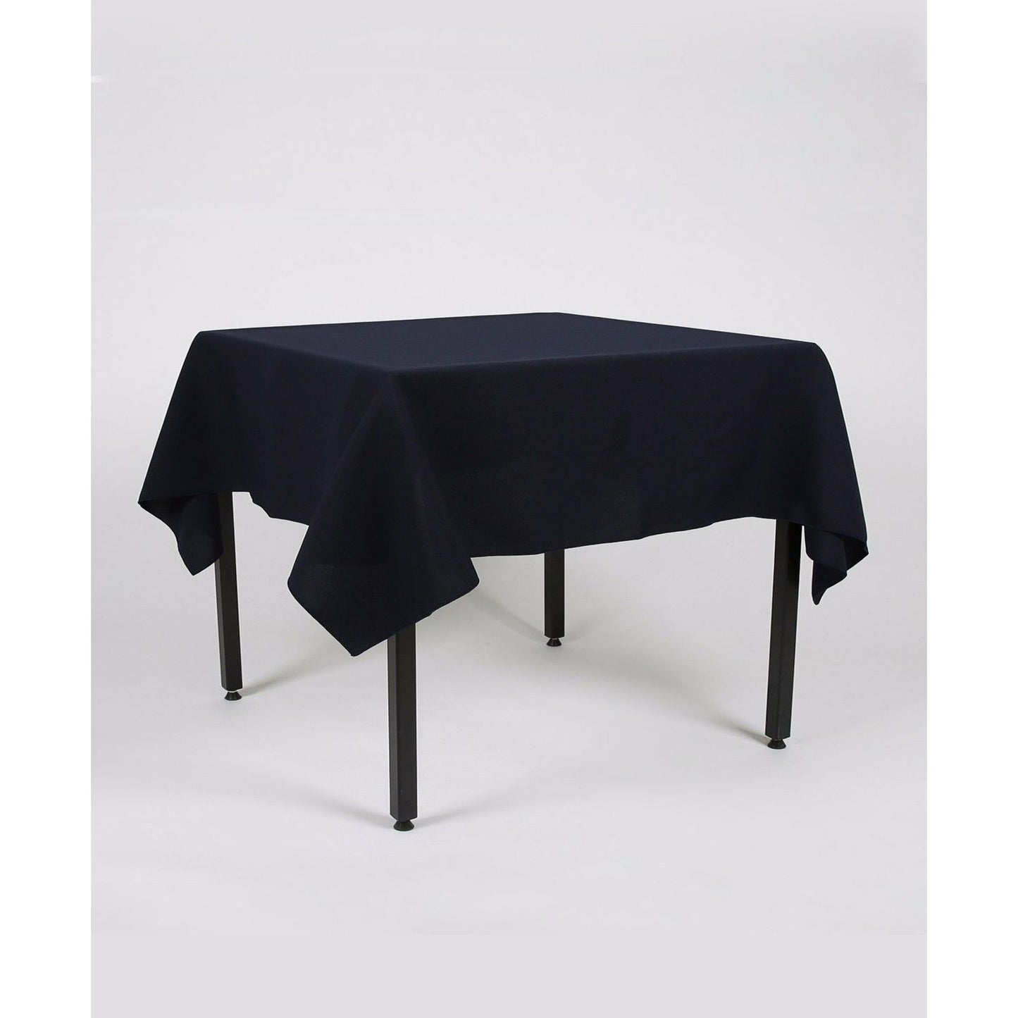 Navy Blue Rectangle Plain Tablecloth - Pub Style Tables